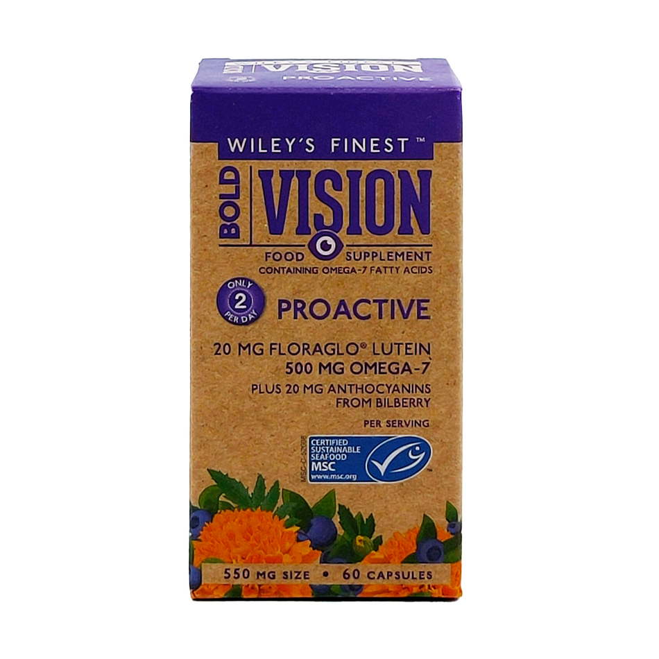 Wiley’s Finest: Bold Vision Proactive Fish Oil, 60 Softgels