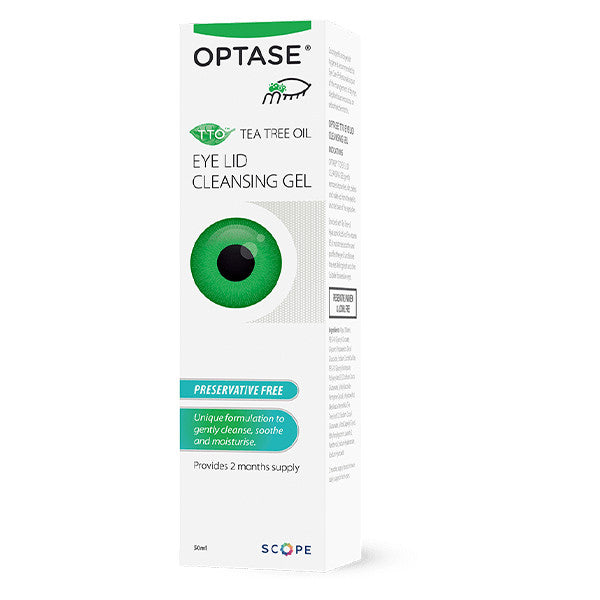 OPTASE®: Eyelid Cleansing Gel with Tea Tree Oil (TTO)