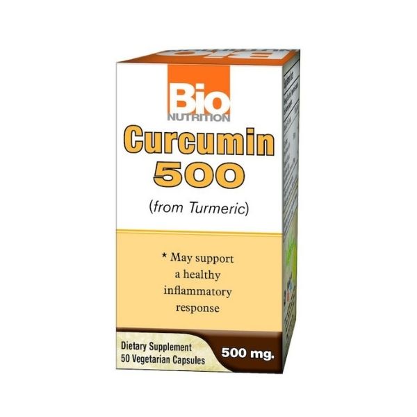 Bio Nutrition, Curcumin 500mg from Turmeric, 50 Vegetarian Capsules